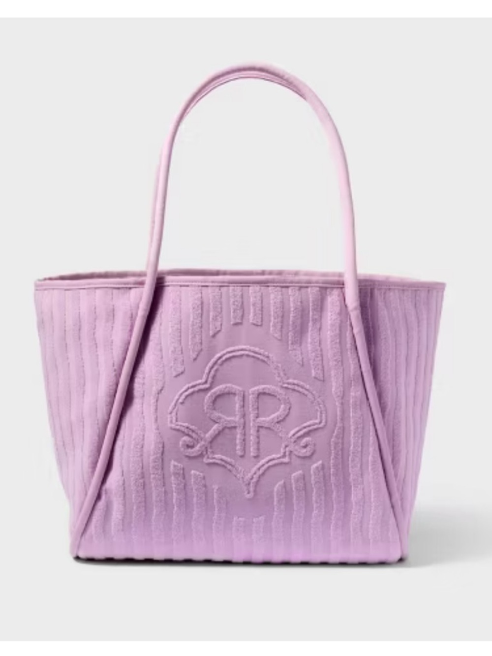 Roller Rabbit Lilac Quilted Logo Tote